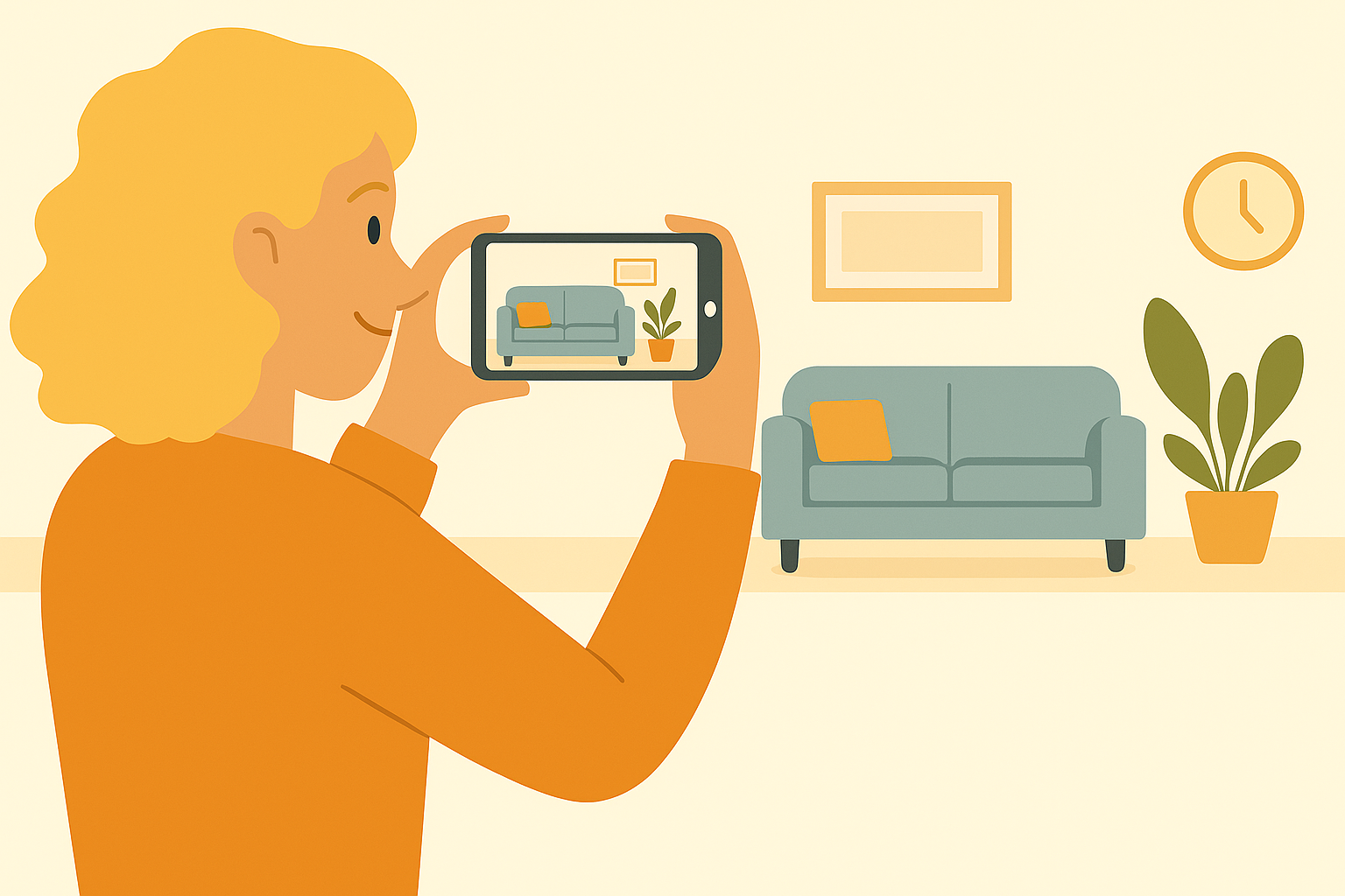Illustration: Gör din bostad säljklar – inspirerande hero-bild för steg 3 i sälja-guide.