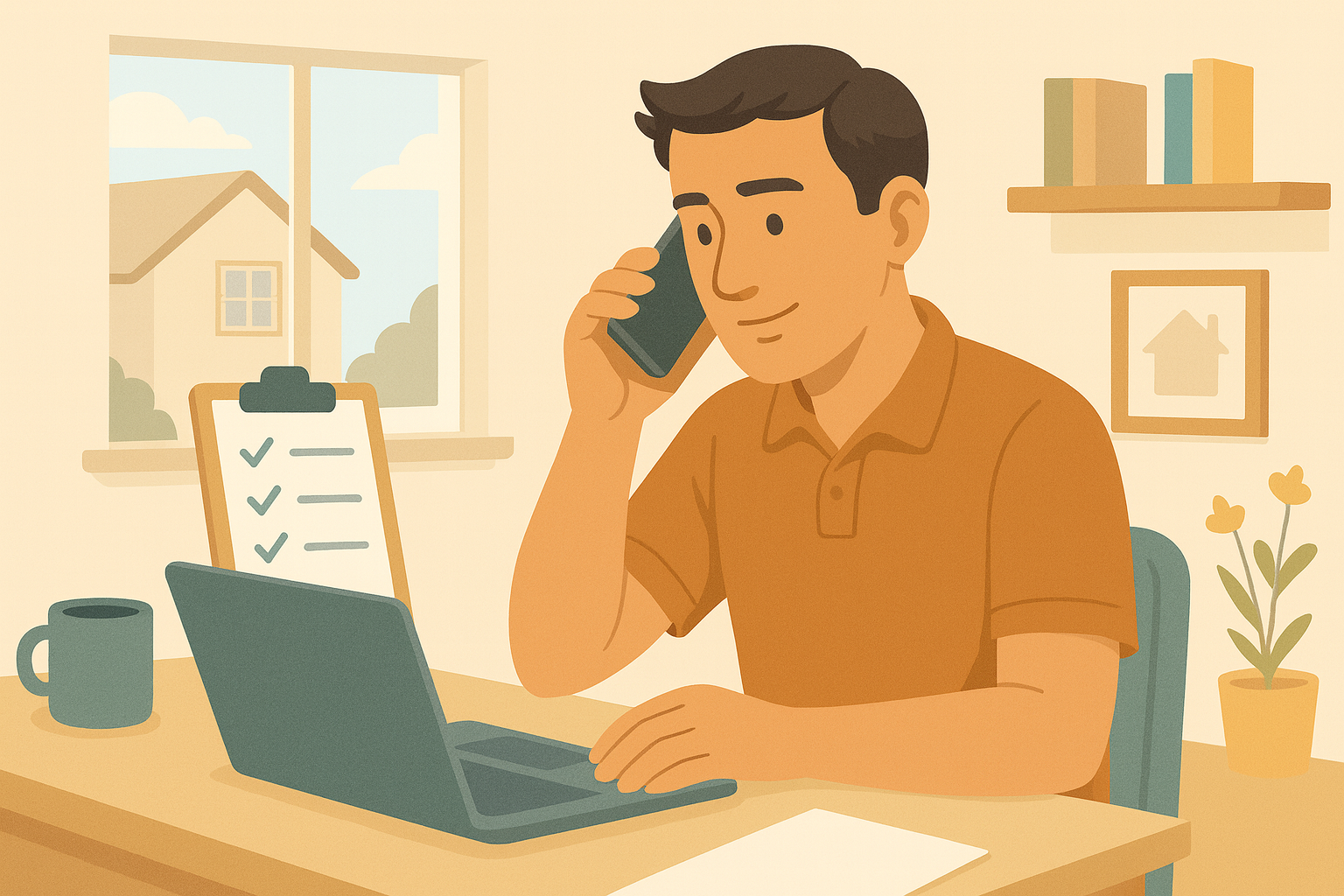 Illustration: Hantera budgivning professionellt – hero-bild för budgivningsguide